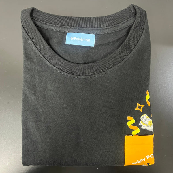 【フリーサイズ】Tシャツ 黒 Enjoy Pokēmon Town 2024