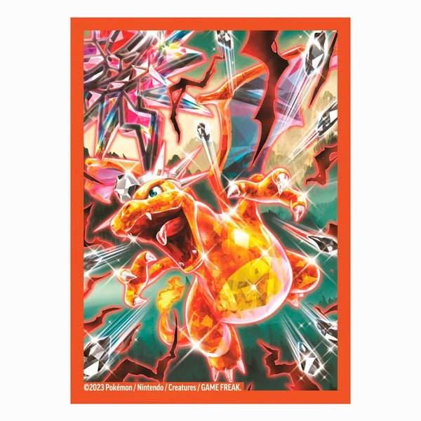 【新品】ポケモンカードゲーム デッキシールド 海外版 悪テラスタルリザードン