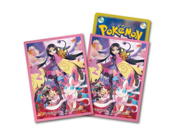 【新品】ポケモンカードゲーム デッキシールド 海外版 ふんわりはんなり