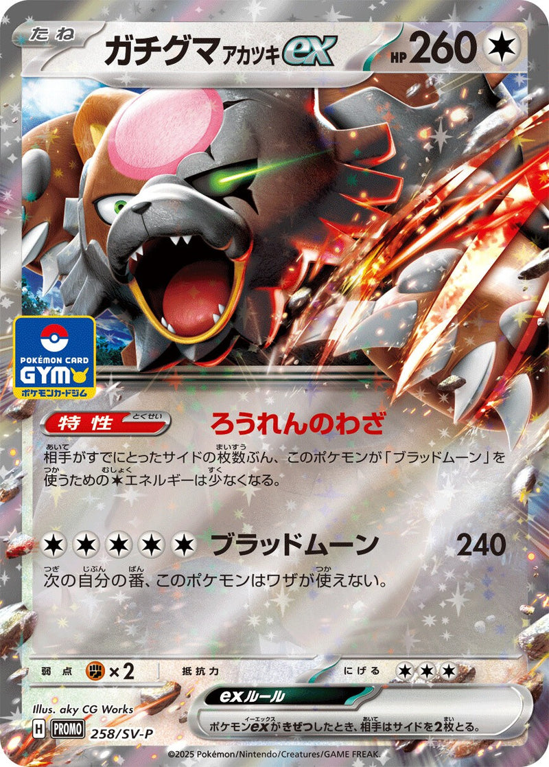 【状態B】ガチグマアカツキex PROMO 258/SV-P