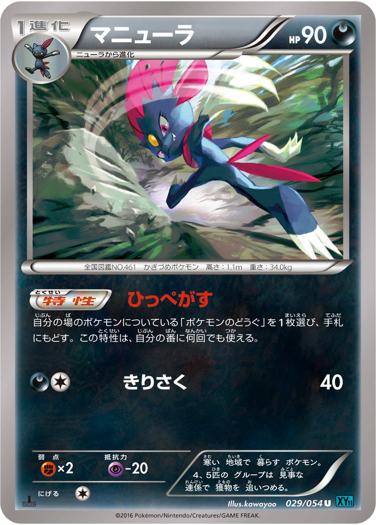 【状態B】マニューラ U XY11 029/054