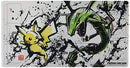 【新品】ポケモンカードゲーム ラバープレイマット 墨絵列伝 ピカチュウ&レックウザ