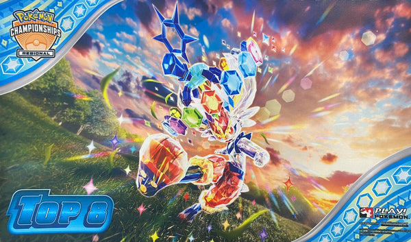 【状態A-】ポケモンカードゲーム ラバープレイマット 海外版 エースバーン TOP8