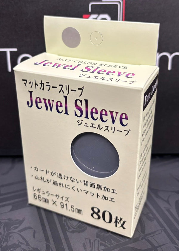 【新品】Fun Deal ファンディール Jewel Sleeve レギュラーサイズ グレー 80枚入り