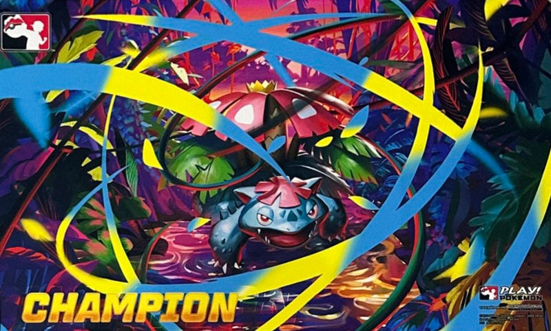 メガフシギバナ プレイマット champion play pokemon ポケモンカードゲーム ラバープレイマット 海外版 メガフシギバナ CHAMPION