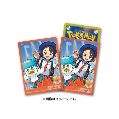 【新品】ポケモンカードゲーム デッキシールド POKEMON TRAINERS アオイ＆クワッス