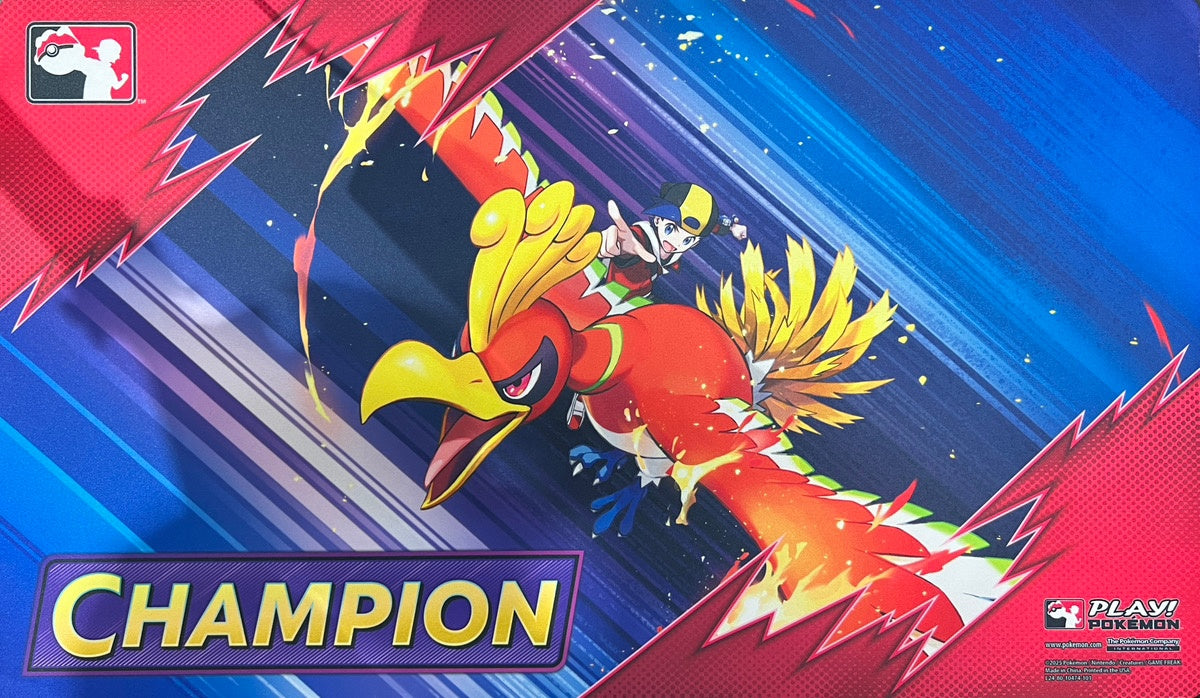ポケモンカードゲーム ヒビキのホウオウチャンピオンプレイマット ポケモンカードゲーム ヒビキのホウオウチャンピオンプレイ