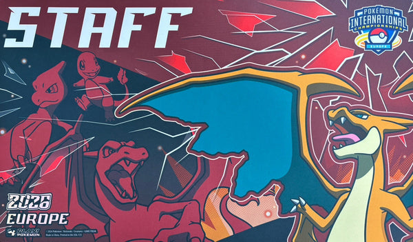 ポケモンカードゲーム ラバープレイマット 海外版 EUIC2026 STAFF メガ