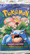 【状態A-】Wizards of the Coast Pokemon Card Game Base Set Booster Pack アンリミ ロゴ下 【フシギバナ】