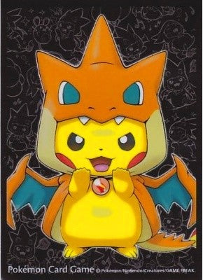 【新品】ポケモンカードゲーム デッキシールド ポケモンセンターメガトウキョーのピカチュウ 32枚入り