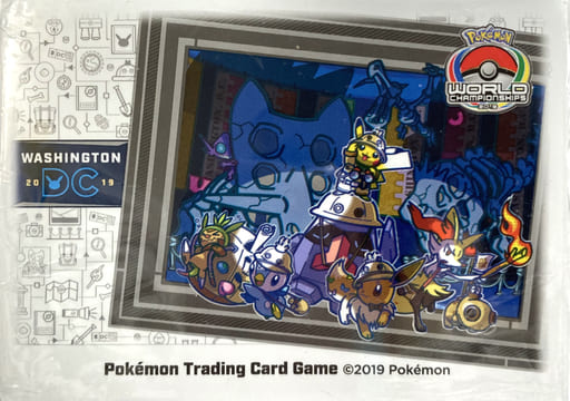 【新品】ポケモンカードゲーム デッキシールド 海外版 WCS 2019 ワシントン 横向き