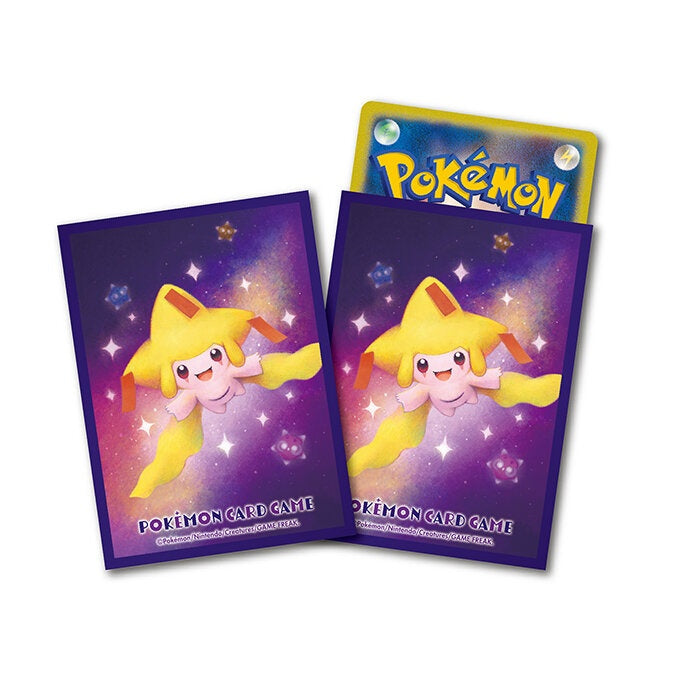 【新品】ポケモンカードゲーム デッキシールド プレミアム・マット かがやくジラーチ