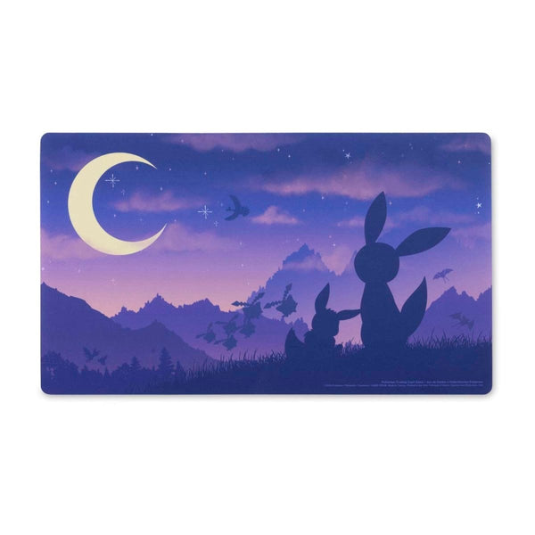 【状態A-】ポケモンカードゲーム ラバープレイマット 海外版 Eevee & Umbreon Twilight イーブイ ブラッキー