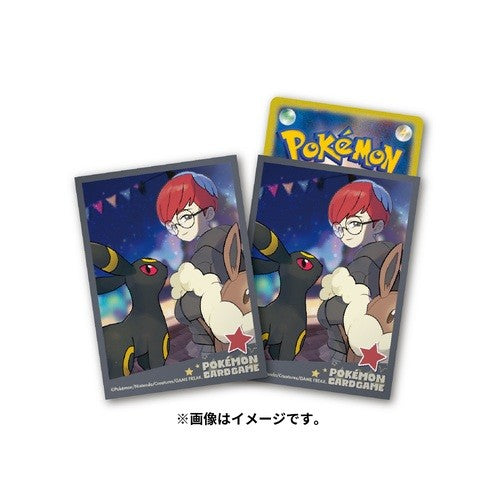 【新品】ポケモンカードゲーム デッキシールド POKÉMON TRAINERS ボタン＆ブラッキー