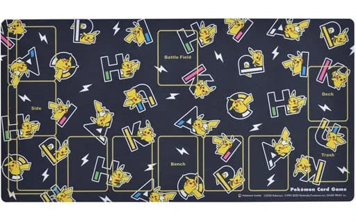 【新品】ポケモンカードゲーム ラバープレイマット PIKAPIKACHU BK