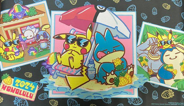 ポケモンカードゲーム ラバープレイマット 海外版 WCS2024 ホノルル ピカチュウ ゴンベ