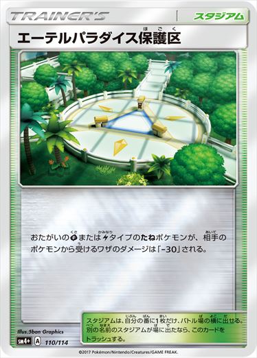【状態B】エーテルパラダイス保護区  SM4+ 110/114