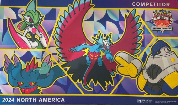 【状態A-】ポケモンカードゲーム ラバープレイマット 海外版 NAIC2024 パラドックス