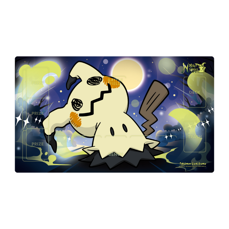 ☆ラスト1点☆ポケモン プレイマット ミミッキュ Night Forest ポケモンカードゲーム ラバープレイマット 海外版 ミミッキュ NIGHT FOREST