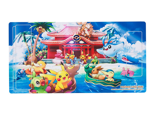 【状態A-】ポケモンカードゲーム ラバープレイマット ポケモンセンターオキナワ