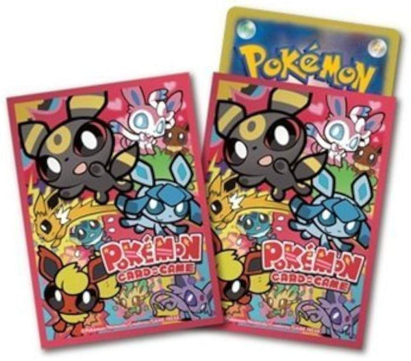 【状態A-】ポケモンカードゲーム デッキシールド ブラッキー・グレイシア 32枚入り2セット