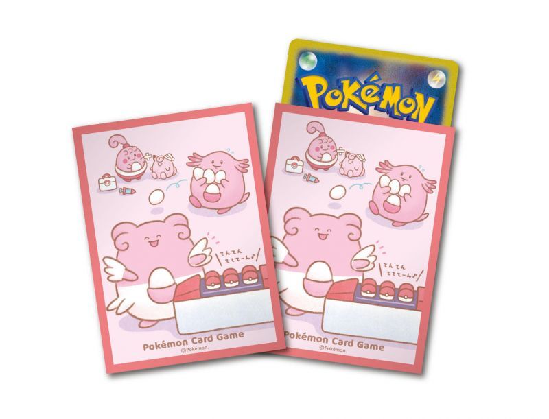 【状態A-】ポケモンカードゲーム デッキシールド ピンプク＆ハピナス＆ラッキー