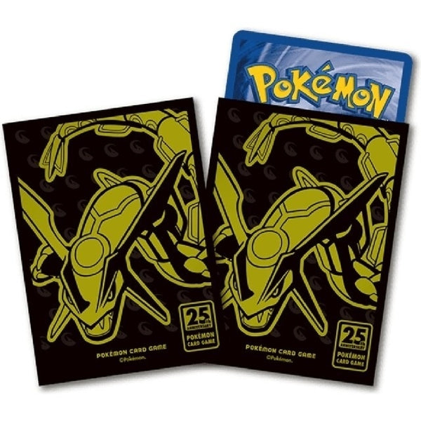 【新品】ポケモンカードゲーム デッキシールド 海外版 レックウザ25th