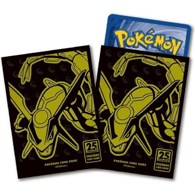【新品】ポケモンカードゲーム デッキシールド 海外版 レックウザ25th