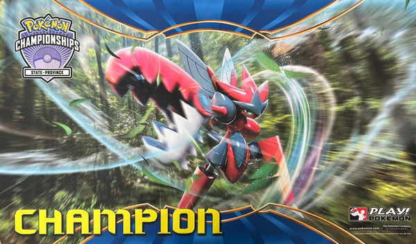 状態A】ポケモンカードゲーム ラバープレイマット 海外版 メガハッサム CHAMPION