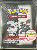 【新品】ポケモンカードゲーム デッキシールド 海外版 レシラム・ゼクロム 65枚入り