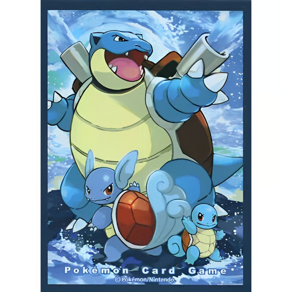 【新品】ポケモンカードゲーム デッキシールド プレミアムマット 進化の系譜 カメックス