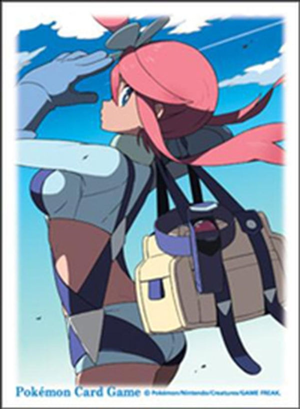 【状態A-】ポケモンカードゲーム オフィシャルデッキシールド フウロ 62枚入り