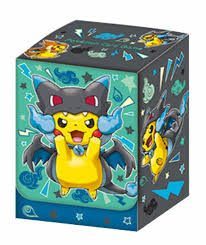 【新品】ポケモンカードゲーム デッキケース ポンチョを着たピカチュウ メガリザードンX