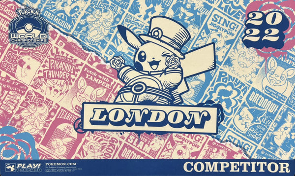 【状態A】ポケモンカードゲーム ラバープレイマット 海外版 WCS2022 ロンドン COMPETITOR