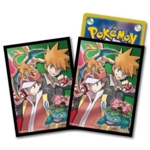 【新品】ポケモンカードゲーム デッキシールド レッド・グリーン