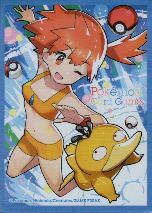 【新品】ポケモンカードゲーム デッキシールド カスミ 32枚入り