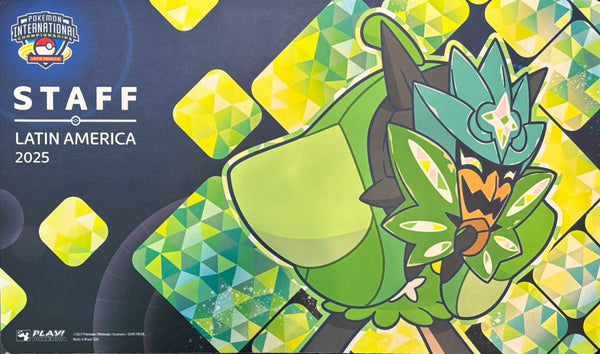 【状態A】ポケモンカードゲーム ラバープレイマット 海外版 STAFF LAIC2025 オーガポン