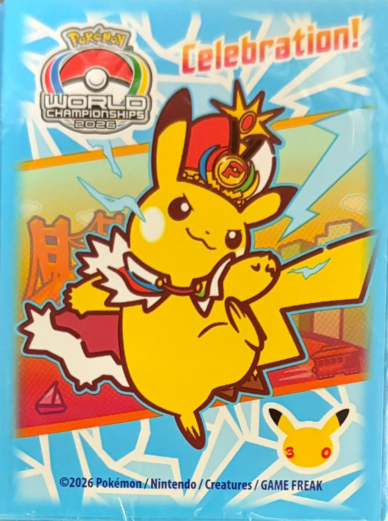 ポケモンWCS2026 サンフランシスコ限定 デッキシールド3点セット① デッキシールド 海外版 WCS2026 サンフランシスコ 【Celebration!】