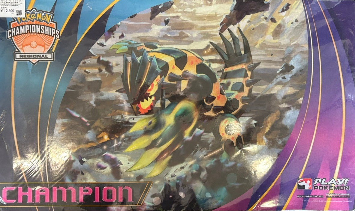 メガハッサム プレイマット ポケモンカード 海外限定 英語版 champion 状態A】ポケモンカードゲーム ラバープレイマット 海外版