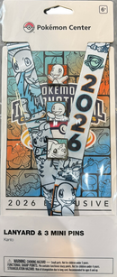 EUIC2026 ネックストラップ ピンズ フシギダネ ヒトカゲ ゼニガメ