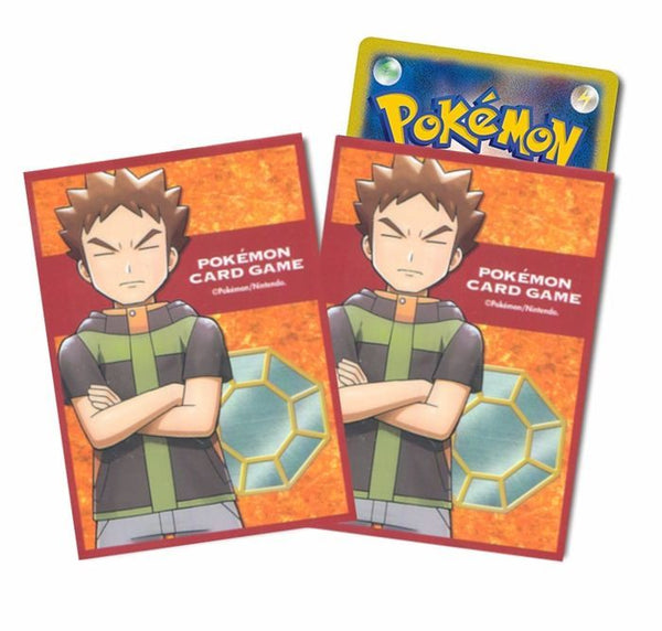 【状態A-】ポケモンカードゲーム デッキシールド ニビシティジムのタケシ