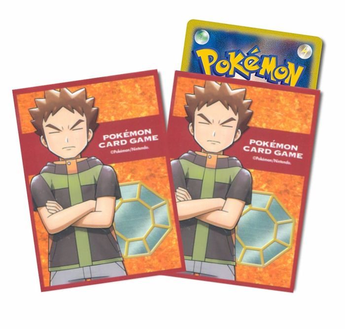 【状態A-】ポケモンカードゲーム デッキシールド ニビシティジムのタケシ