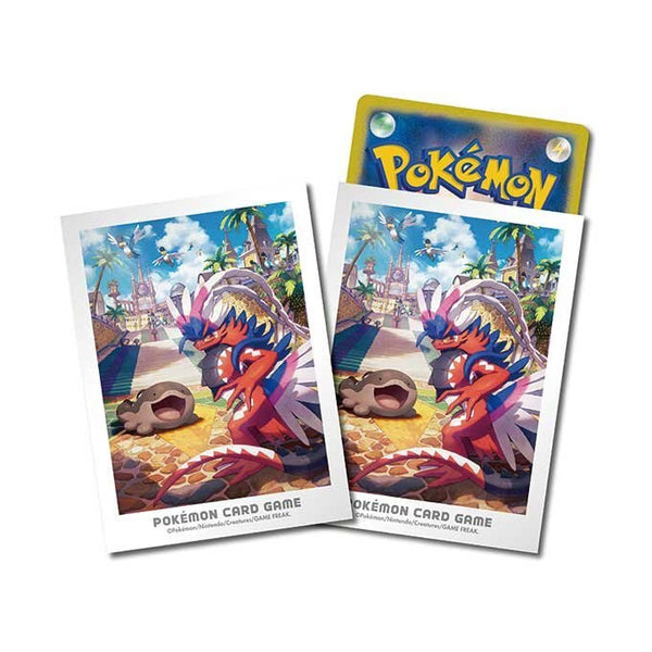 【新品】ポケモンカードゲーム デッキシールド パルデアの冒険 コライドン&ドオー