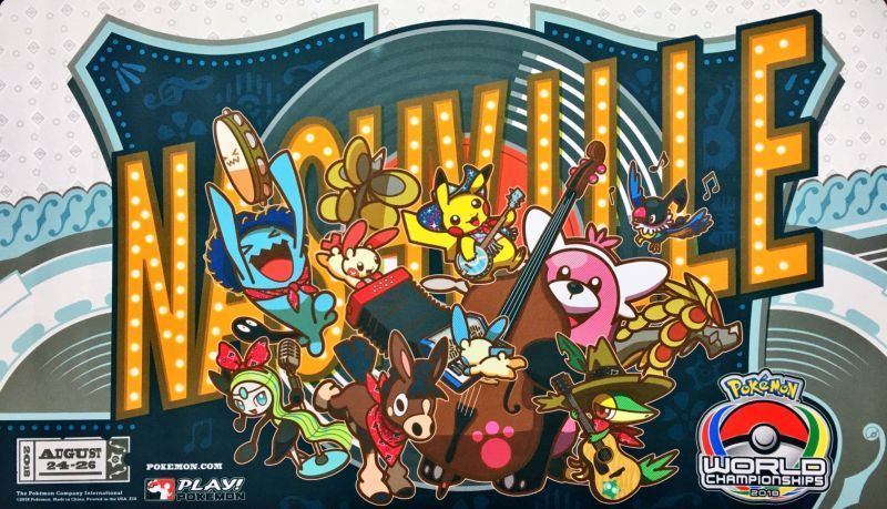 【状態B】ポケモンカードゲーム ラバープレイマット 海外版 WCS2018 ナッシュビル