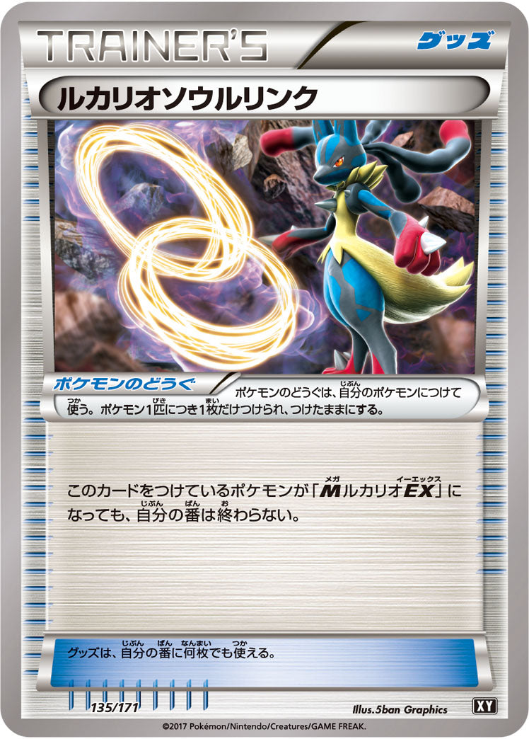 【状態B】ルカリオソウルリンク  XY 135/171