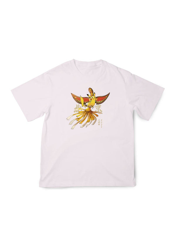 Tシャツ 北京2024 ホウオウピカチュウ ピンク Lサイズ