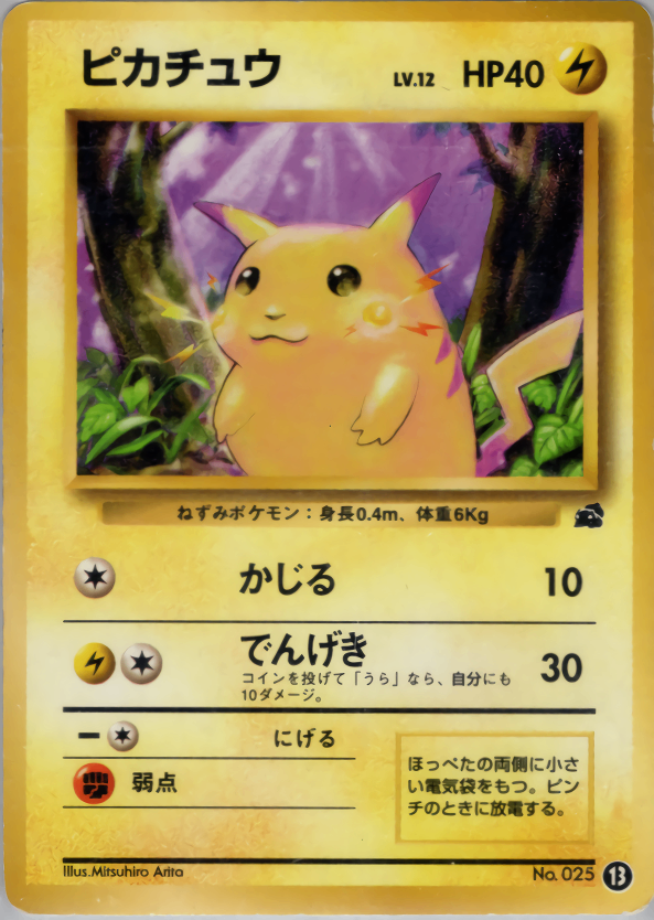 【状態B】ピカチュウ 1st_introF 013/040 ⑬