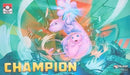 ポケモンカードゲーム ラバープレイマット 海外版 ミュウツー&ミュウ CHAMPION