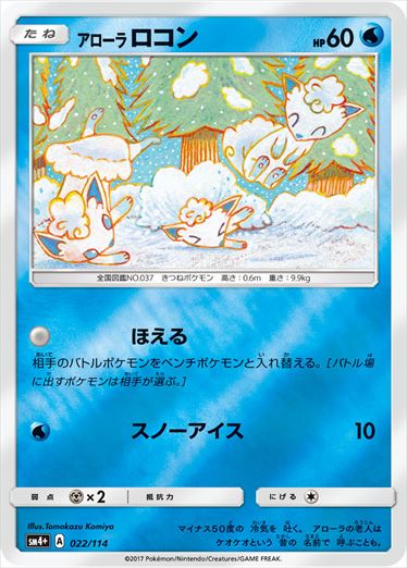 【状態B】アローラロコン  SM4+ 022/114