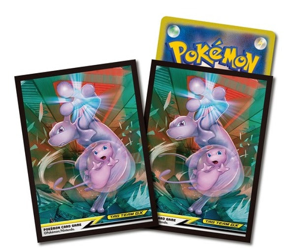 【新品】ポケモンカードゲーム デッキシールド ミュウツー&ミュウTAGTEAMGX